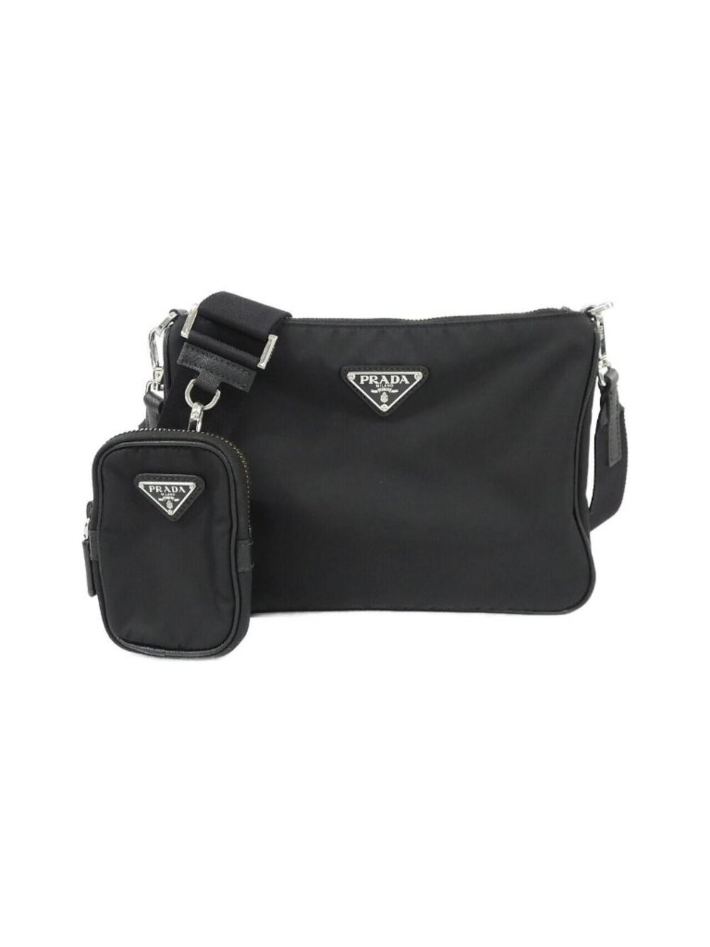 Prada Shoulder Bag Silver